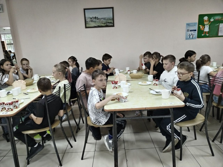 Здоровое питание в пришкольном лагере..
